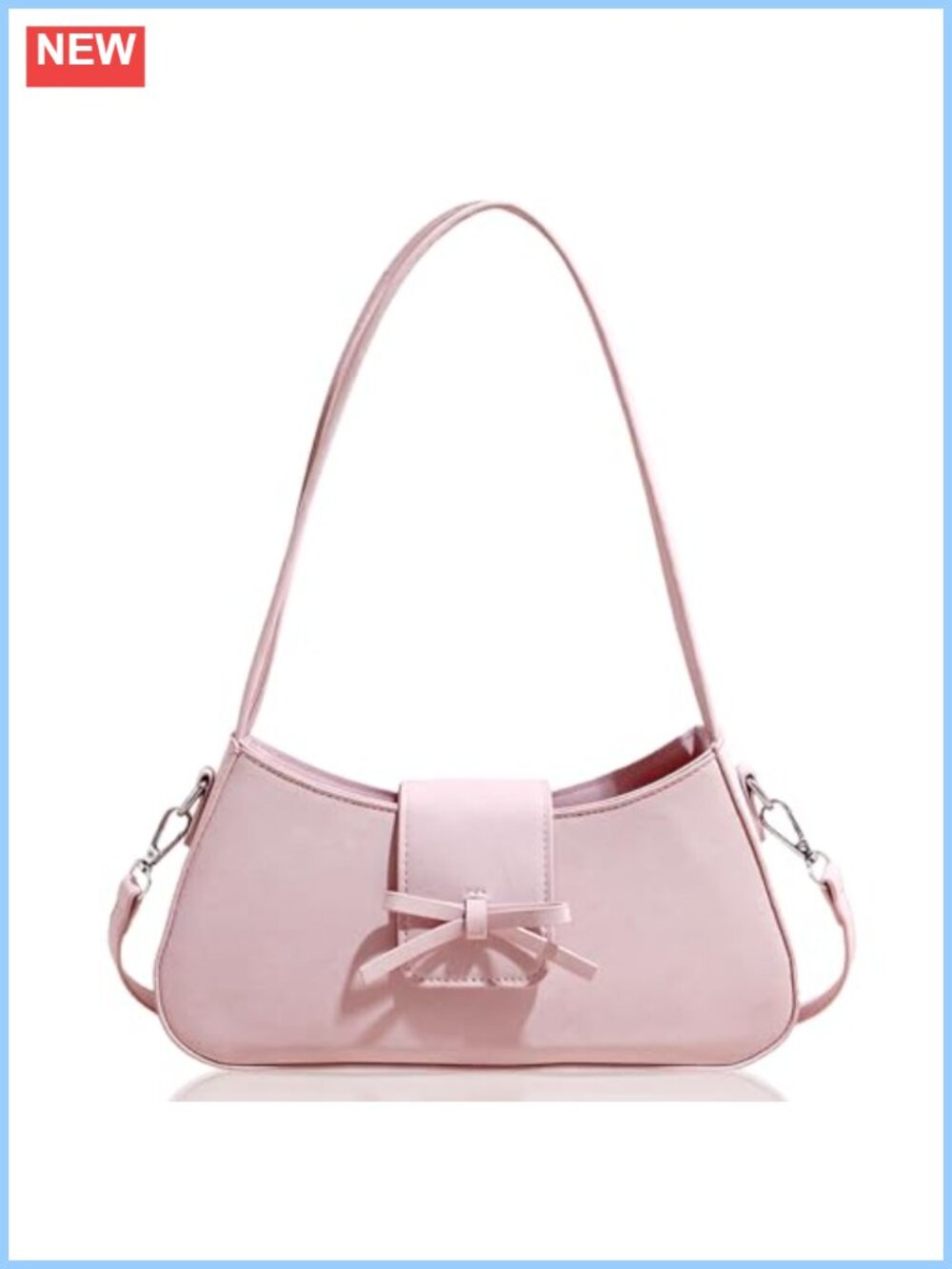 Mini Shoulder Bag Coquette Bow Purse Y2K Hobo Clutch for Women